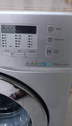 Samsung Drying / Washing Machine WF702W2BCSD Front Loading -7 kg