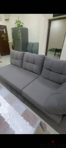 7 seater L shape sofa set with table 1
