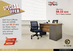 Limited Time Offer for Offices -58 BHD (3 years) -valid until may 15
