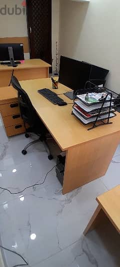 it's a office furniture with system as shown in the picture
