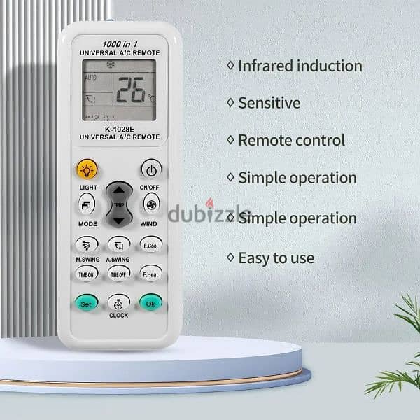 1000 in 1 Universal A/c Remote,  only 3bd 1