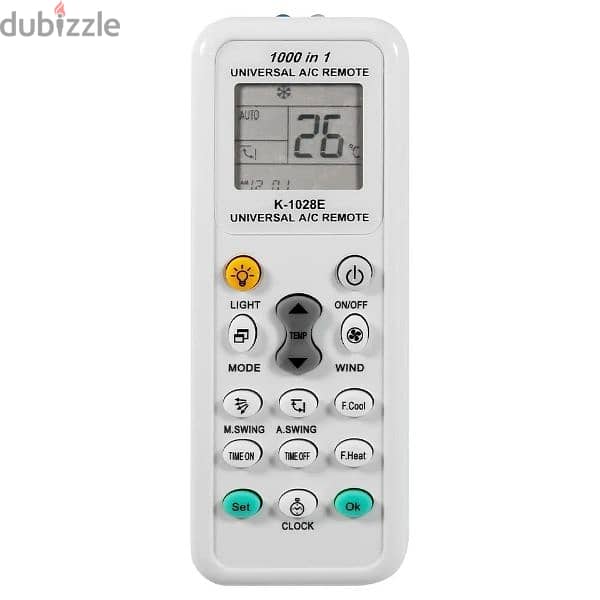 1000 in 1 Universal A/c Remote,  only 2bd 6