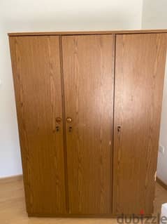 Wooden cupboard 3 door