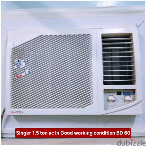 Rowa 1.5 ton and other split acs for sale with fixing 15