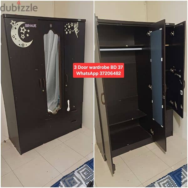 3 Door wardrobee and other items for sale with Delivery 10