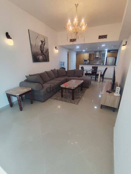 furnished flat for rent @ amwaj one room 300 bd includes ewa unlimited 4