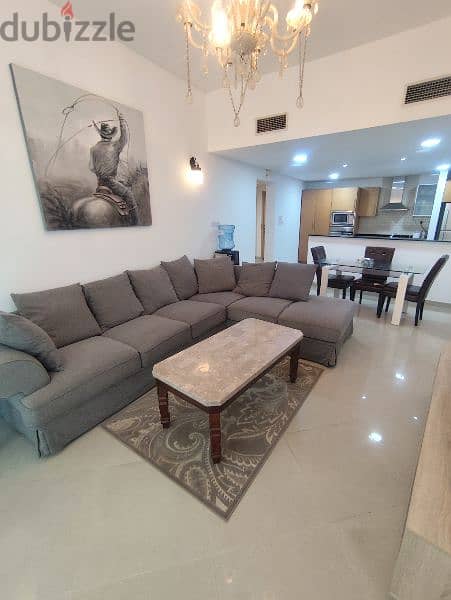 furnished flat for rent @ amwaj one room 300 bd includes ewa unlimited 5