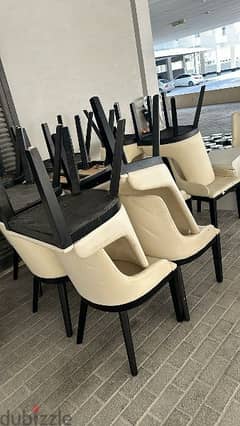 restaurant chair i have 29 pice with cover each 8 bd 0