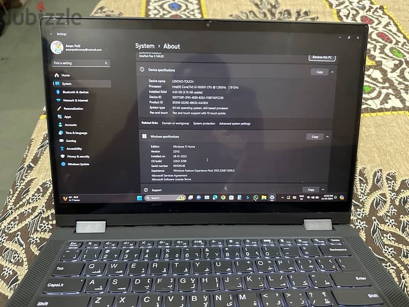 Lenovo Ideapad flex 5 TOUCH i3 10th gen. . 2