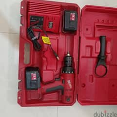 Milwaukee Drill Driver 1/2"  14.4V with 2 batteries & charger in Box 0