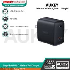 Aukey 45w gan charger with Aukey 100w usb c 5v. cord