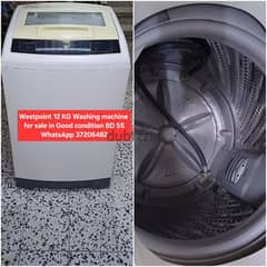 westpoint 12kgg washing machine and other items for sale with Delivery 0