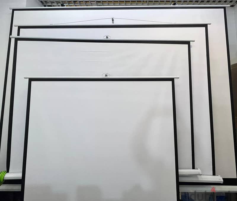 New Box Pack Projector Screen 60",100",120",150" Tripod Stand/Wall Mou 10