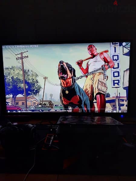 playstation 4 with 42inch flat tv 1