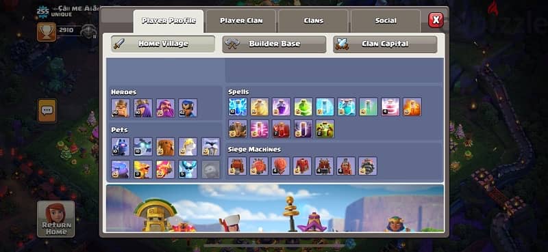 clash of clans almost max id for sale . 4