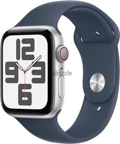 Apple Watch SE (2023) 44mm Silver Aluminum Case with Storm Blue