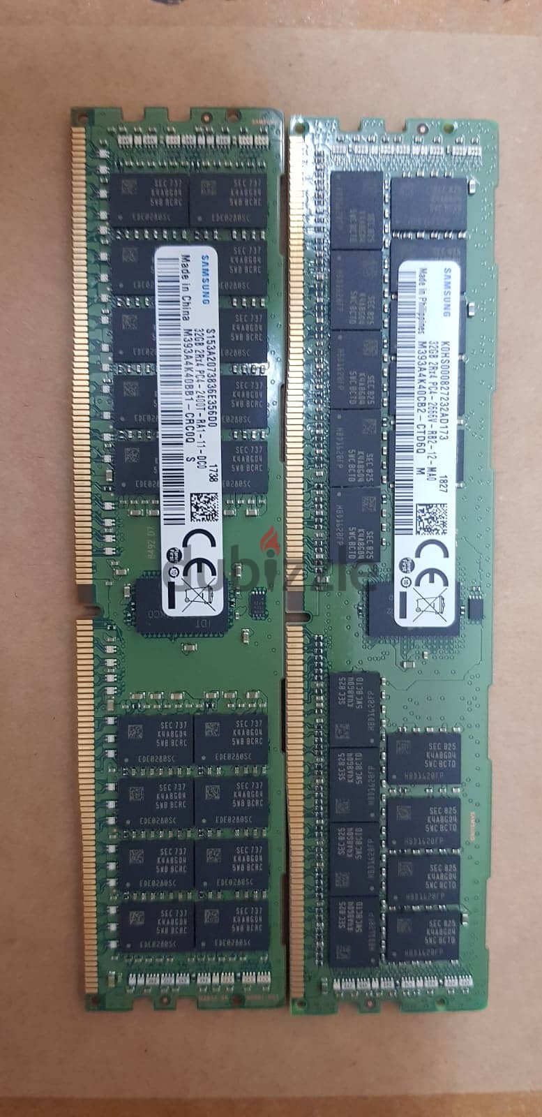 SERVER RAM 32 GB DDR 4 8 PCS AVAILABLE EACH 16 BD 0