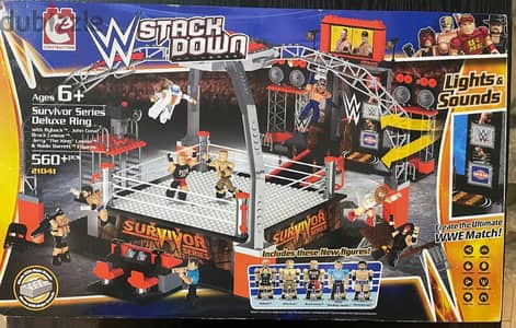 WWE SMACK DOWN SURVIVOR SERIES DELUX RING 560+ PCS