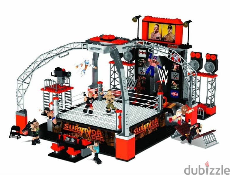 WWE SMACK DOWN SURVIVOR SERIES DELUX RING 560+ PCS 1