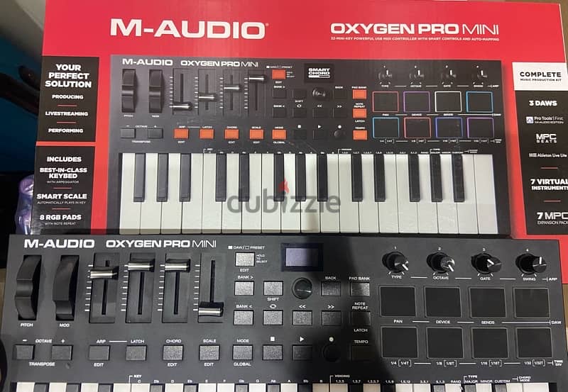 M-Audio Oxygen Pro Mini, MIDI keyboard 1