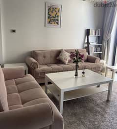 Sofa with chair for sale