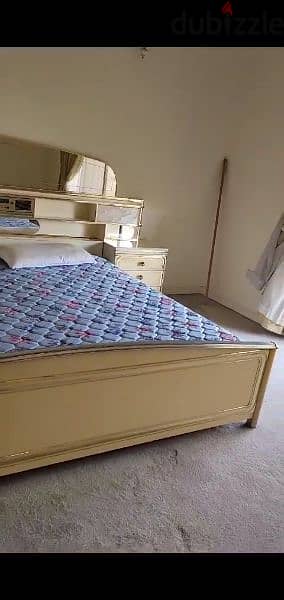 bedset with side tables and wardrobe 2