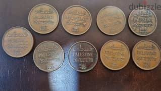Old Palestinian rare coins of 2 mils for sell