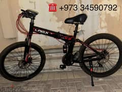 For sale foldable bike 24 size everything is working full condition