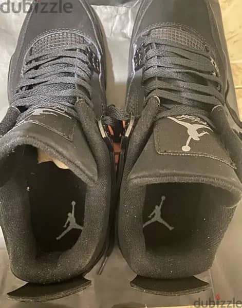 very good quality brand new with out box Jordan 4 black cat 6