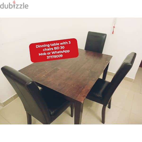 Dinning table and other household items for sale with delivery 15