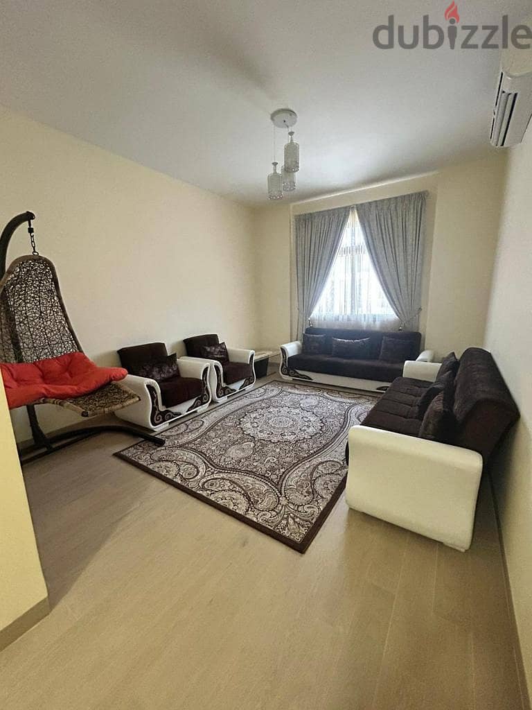 3BR Furnished Apartment  With Maid Room Balcony 2