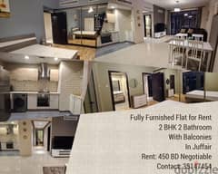 Fully Furnished Flat (450 BD Negotiable)