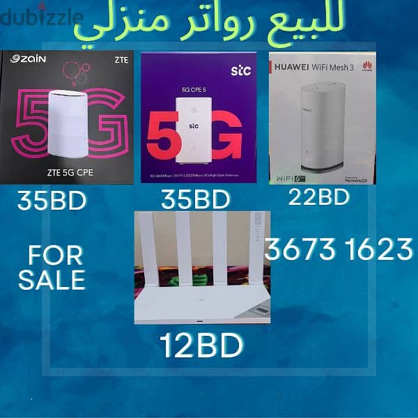 5G zte brand new router for sale for zain broadband only 1