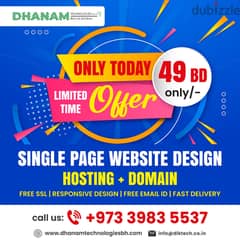 Design Single Page Website @ BD 49