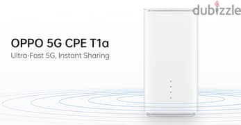 OPPO 5G CPE T1a Router Unlocked - works with Batelco, Zain and STC