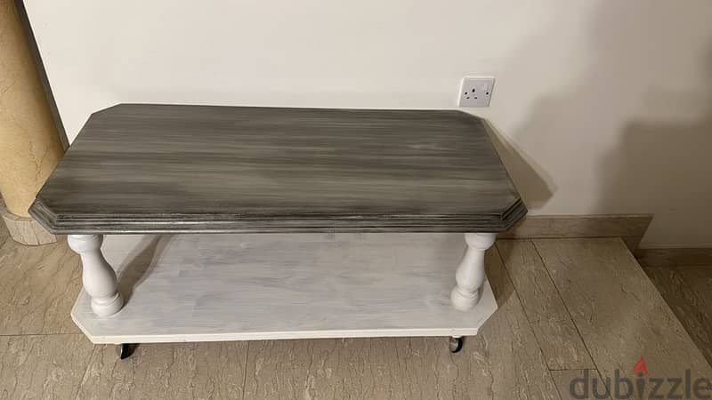 Wooden coffee Table in Grey Colour 0