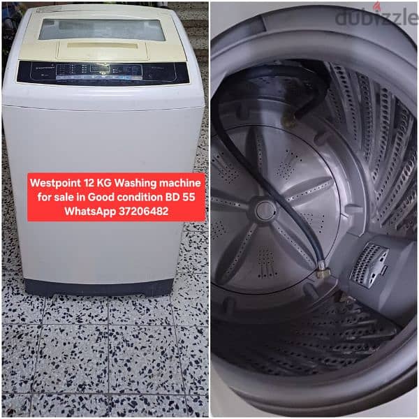Samsung washing machine and other items for sale with Delivery 1