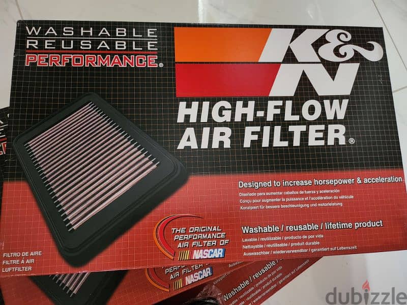 K&N High Flow Air Filter for Kia Sorento 2006-2009 model 1