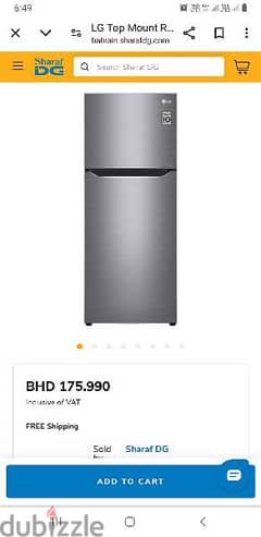 For sale  New Refrigerator like new,,35368598, 10 years Garunty