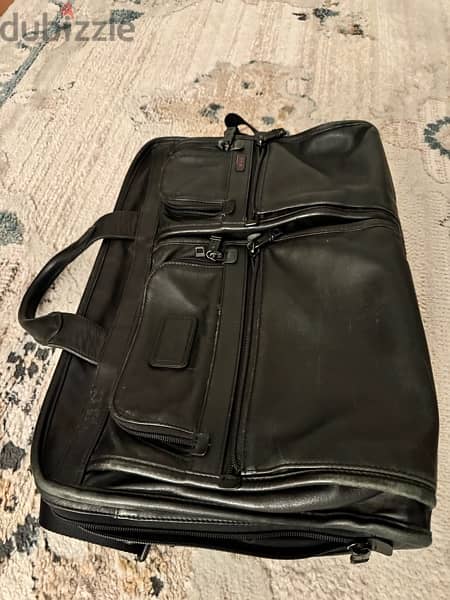 TUMI - Alpha - Leather brief case / laptop bag 2