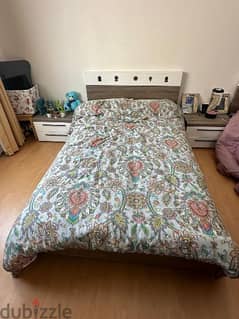 Single bed with mattress with delivery