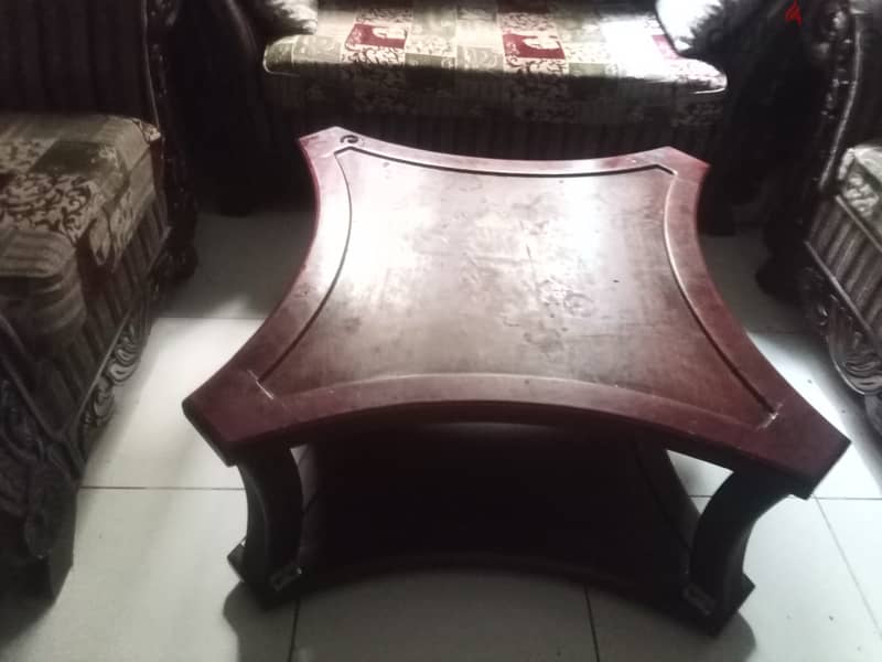 Sofa Set (5pcs) with centre table in mint condition for sale 1