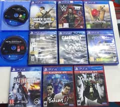 ps4 used games for sale one time used clean cds each different price