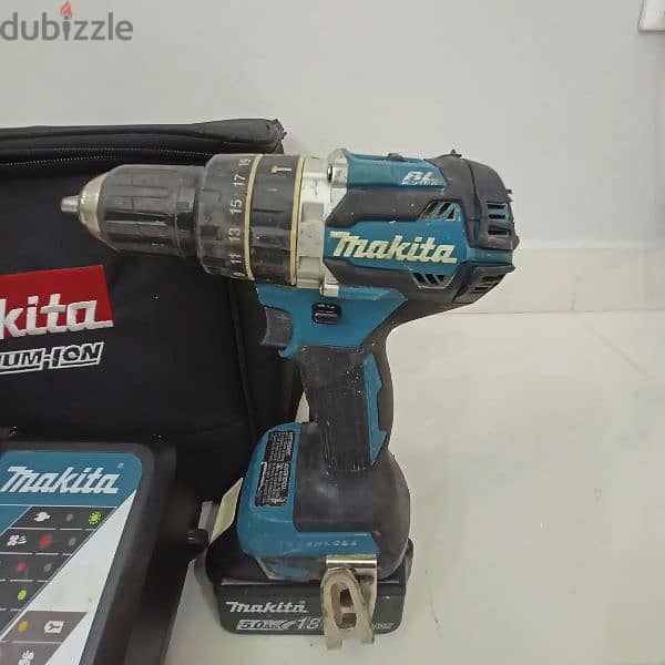 Used Makita Cordless Brushless Hammer Drill & Impact Driver 2
