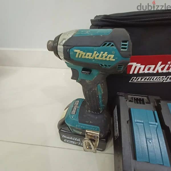 Used Makita Cordless Brushless Hammer Drill & Impact Driver 6