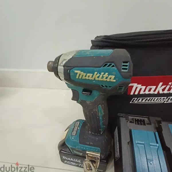 Used Makita Cordless Brushless Hammer Drill & Impact Driver 10