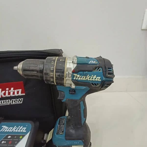 Used Makita Cordless Brushless Hammer Drill & Impact Driver 12
