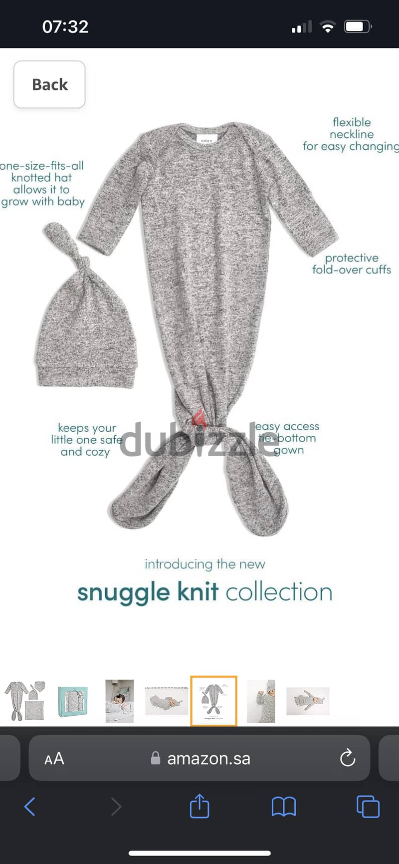 aden + anais Snuggle Knit Newborn Set 3