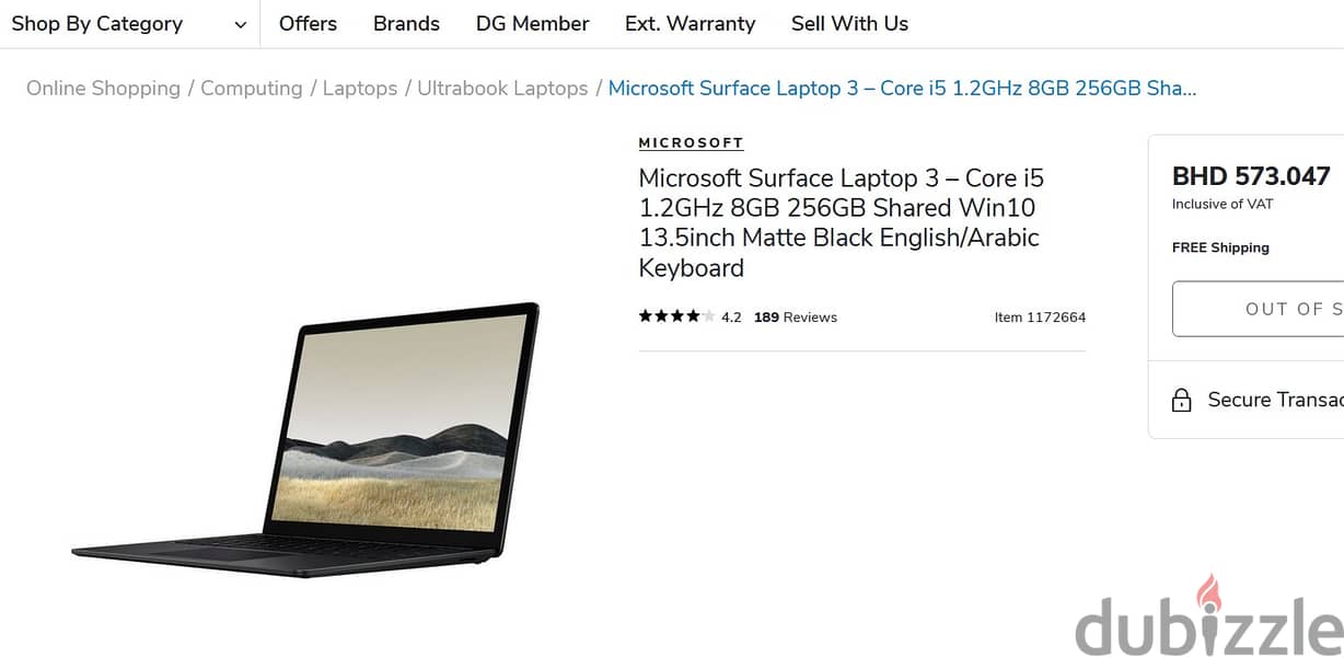 10th gen Microsoft Surface Laptop 3  i5 1.2GHz 8GB 256GB 8