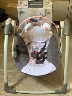 Mastela - Baby Swing Chair For Newborn - Pink